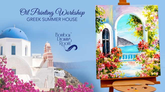 Oil Painting Workshop Greek Summer House By Bombay Drawing Room At bombay room yoga, you will find the perfect yoga class to fit your needs. doolally